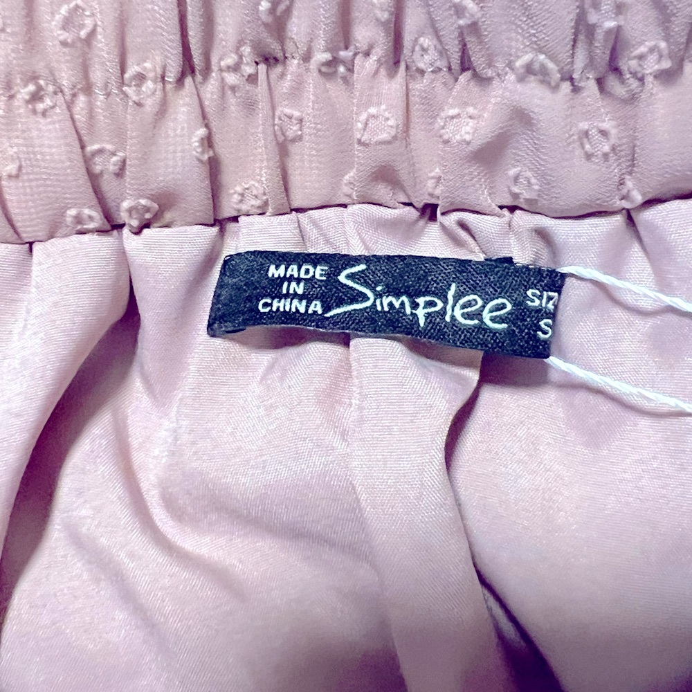 Simplee Pink Polka Dot Ruffle Skirt - Picture 3 of 5